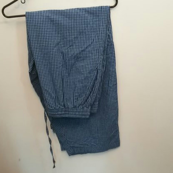 Nautica Cotton Gingham Check Sleepwear XL Pajama Set (Sleep Shirt & Pants) - Picture 3 of 9